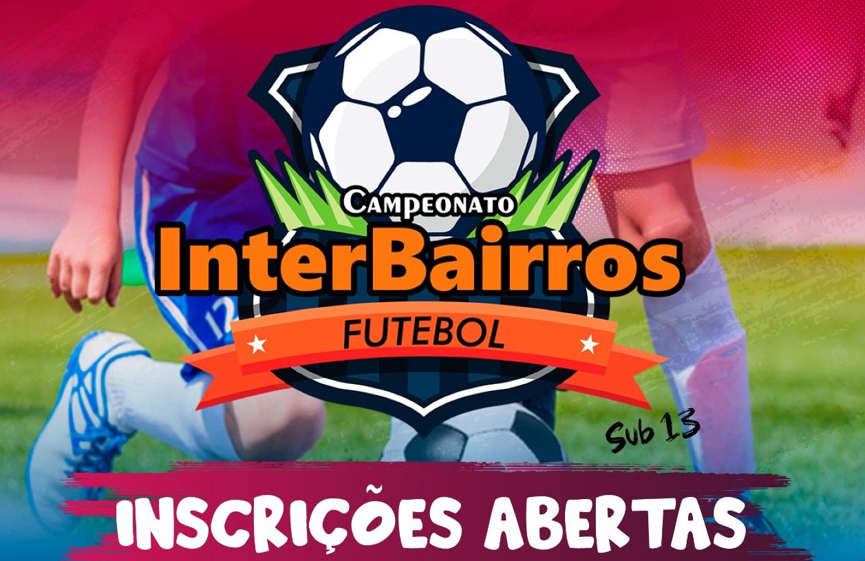 Foto da matéria Campeonato Interbairros de Futebol Sub-13 está com inscrições abertas