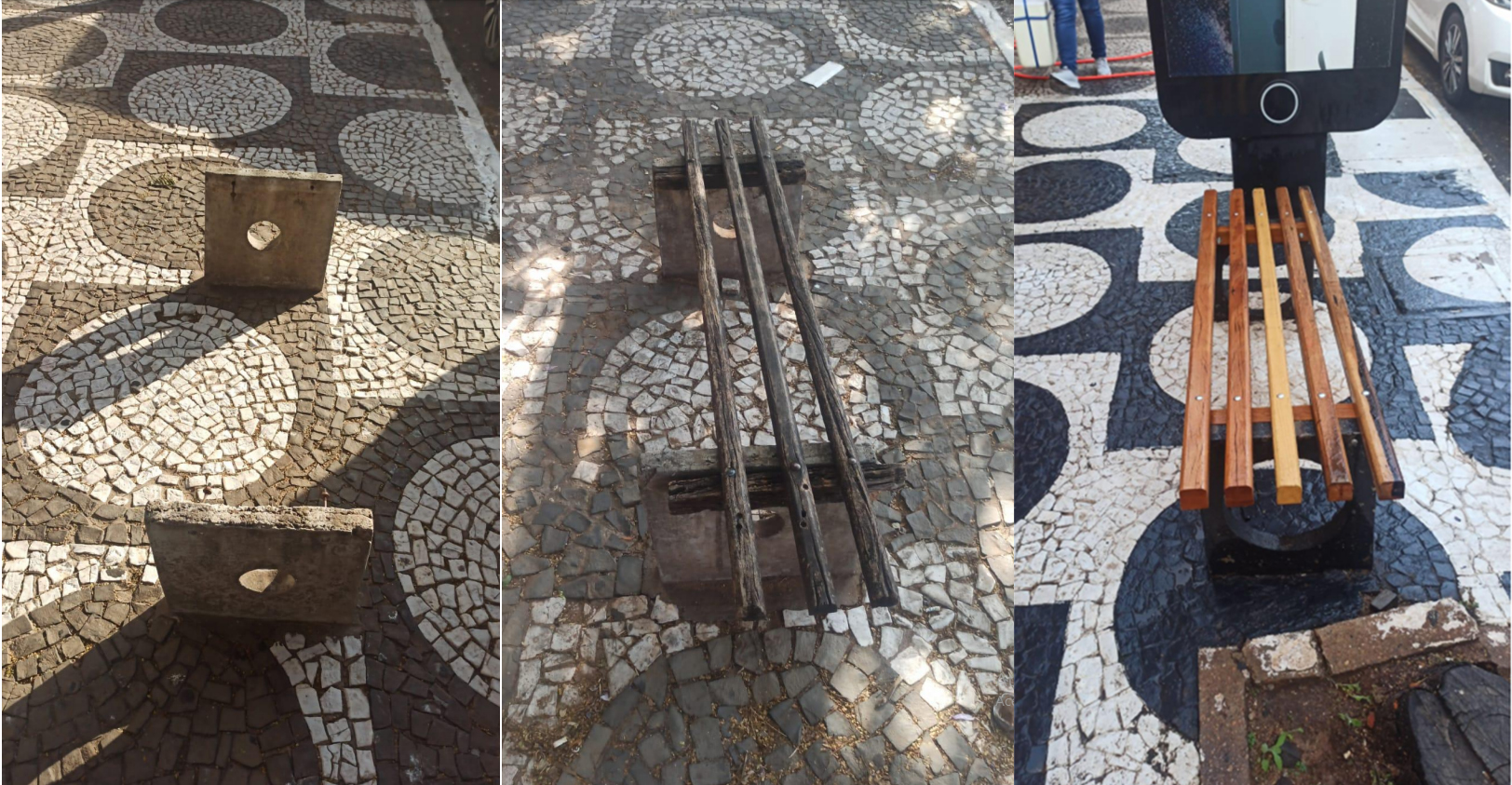 Foto da matéria Prefeitura vai revitalizar os bancos nas avenidas centrais de Umuarama