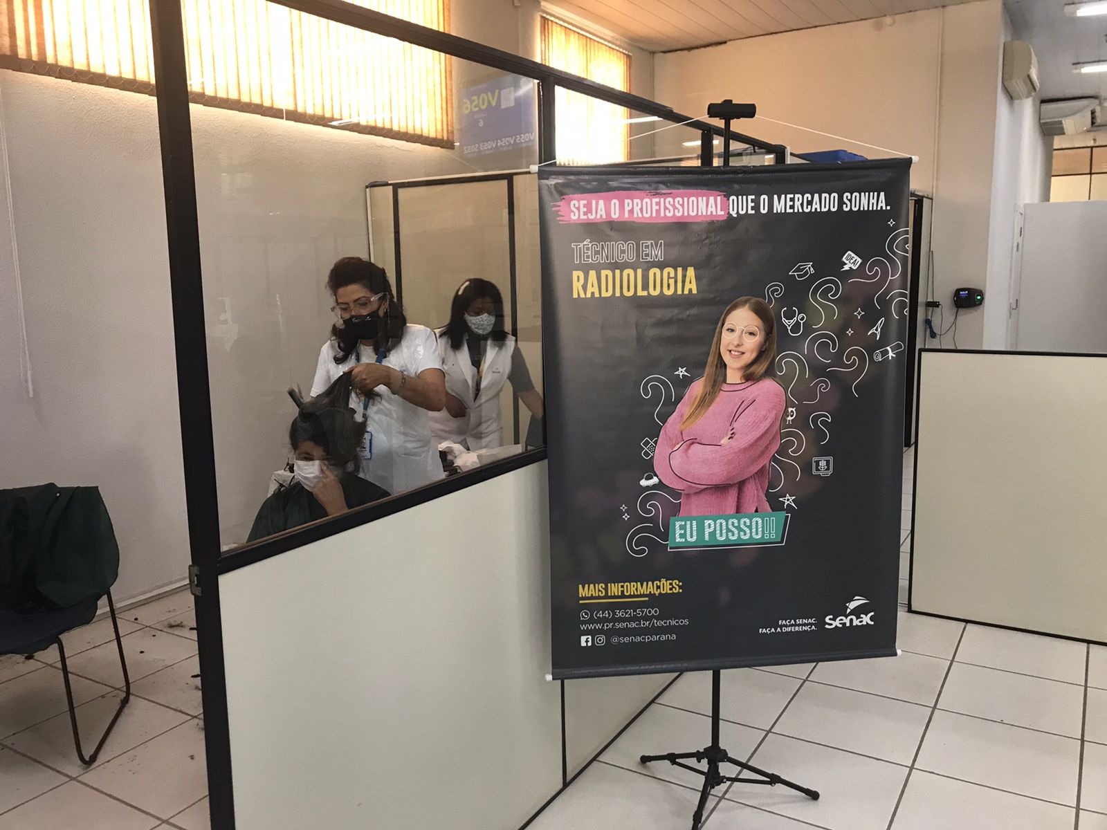 Foto da matéria Agência do Trabalhador e Senac oferecem corte de cabelo para candidatos
