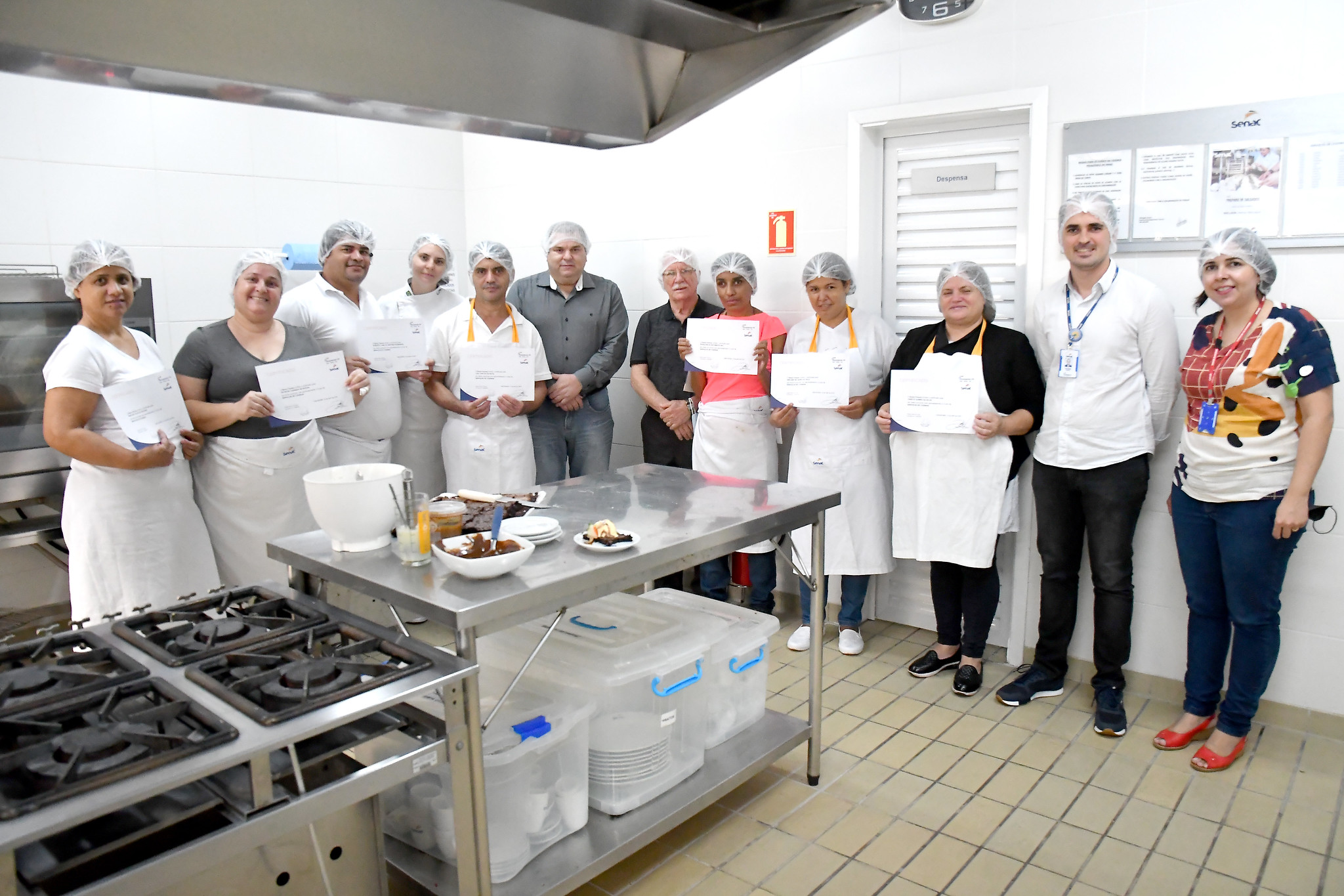 Foto da matéria Curso de serviço de cozinha oferecido pelo município forma nova turma