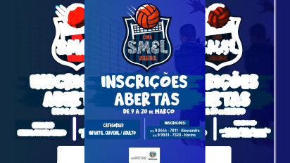 Estão abertas as inscrições para a 1ª Copa Smel de Voleibol de Umuarama