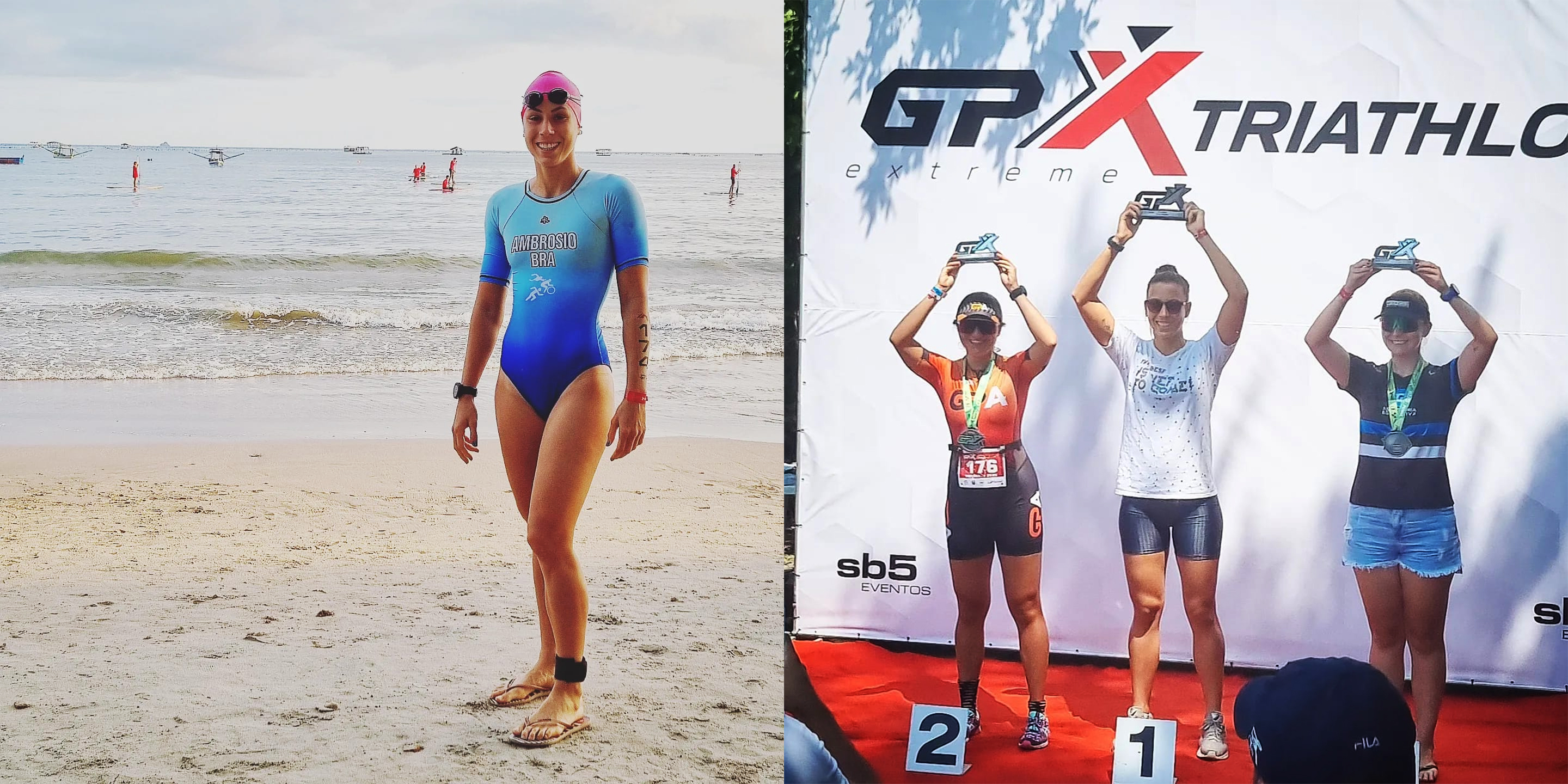 Foto da matéria Umuaramense vence etapa do circuito GP Extreme de Triathlon em SC