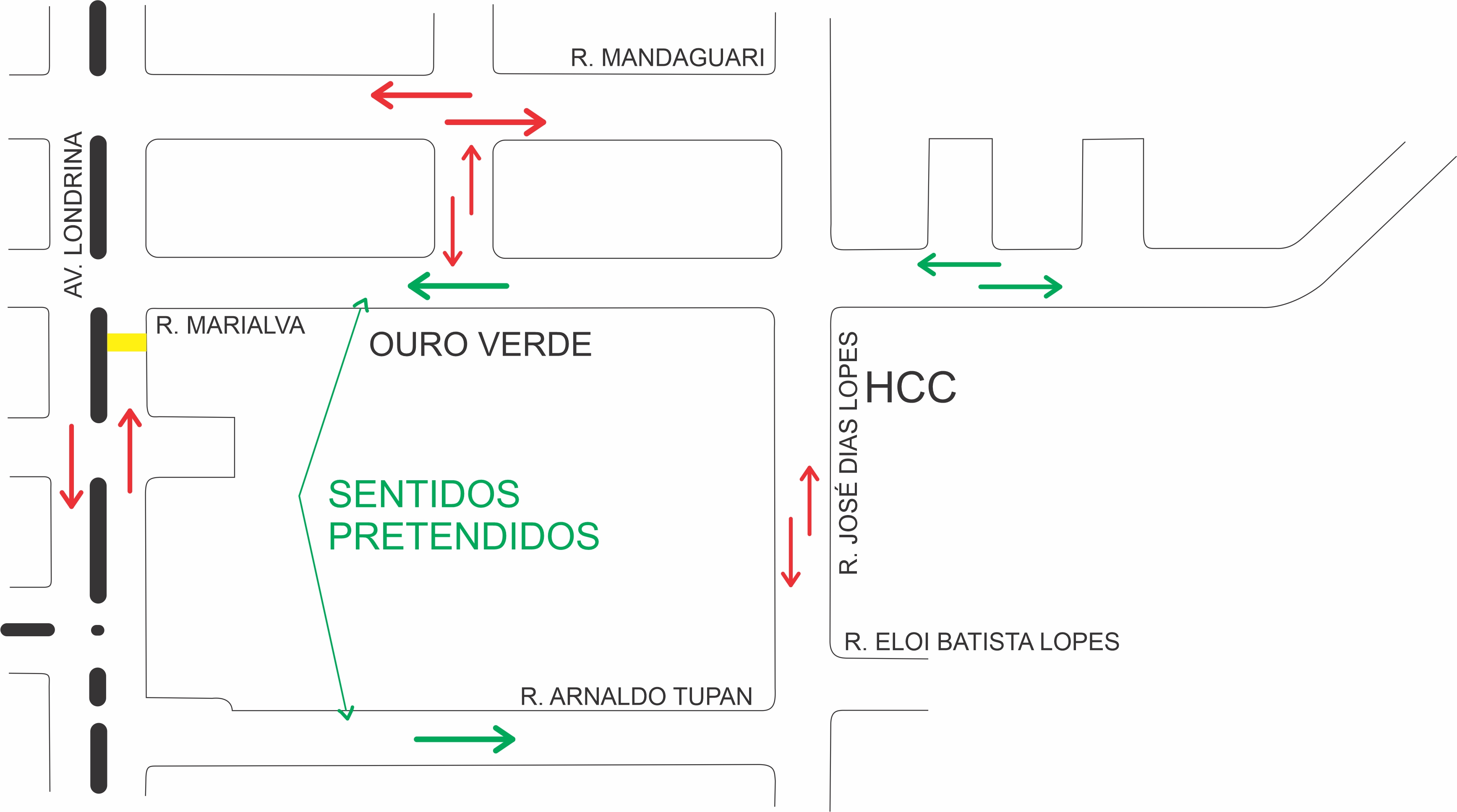 Foto da matéria Sestram vai inverter o sentido de trechos das ruas Marialva e Arnaldo Tupan