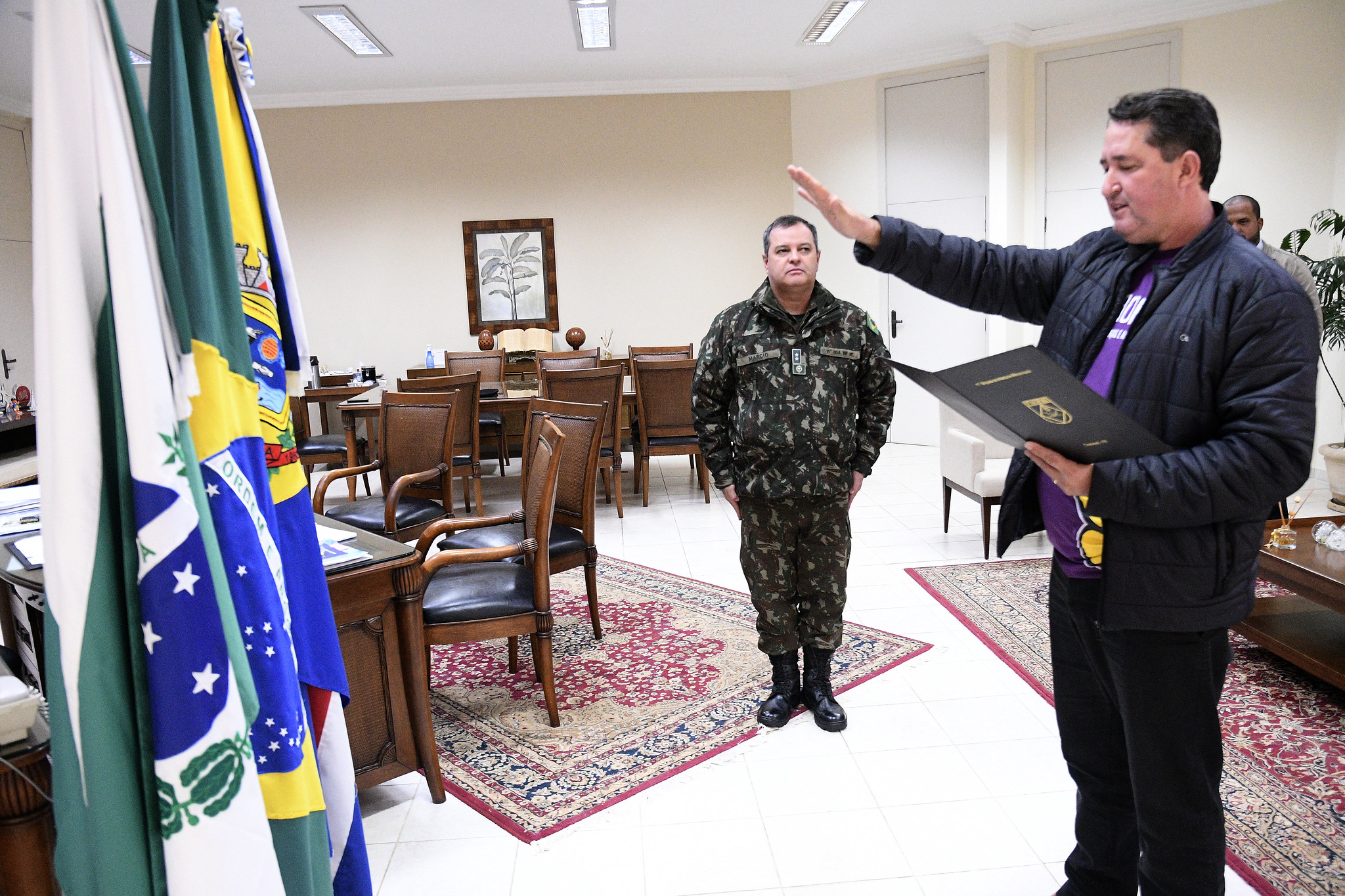 Foto da matéria Pimentel é empossado presidente da 269ª Junta do Serviço Militar