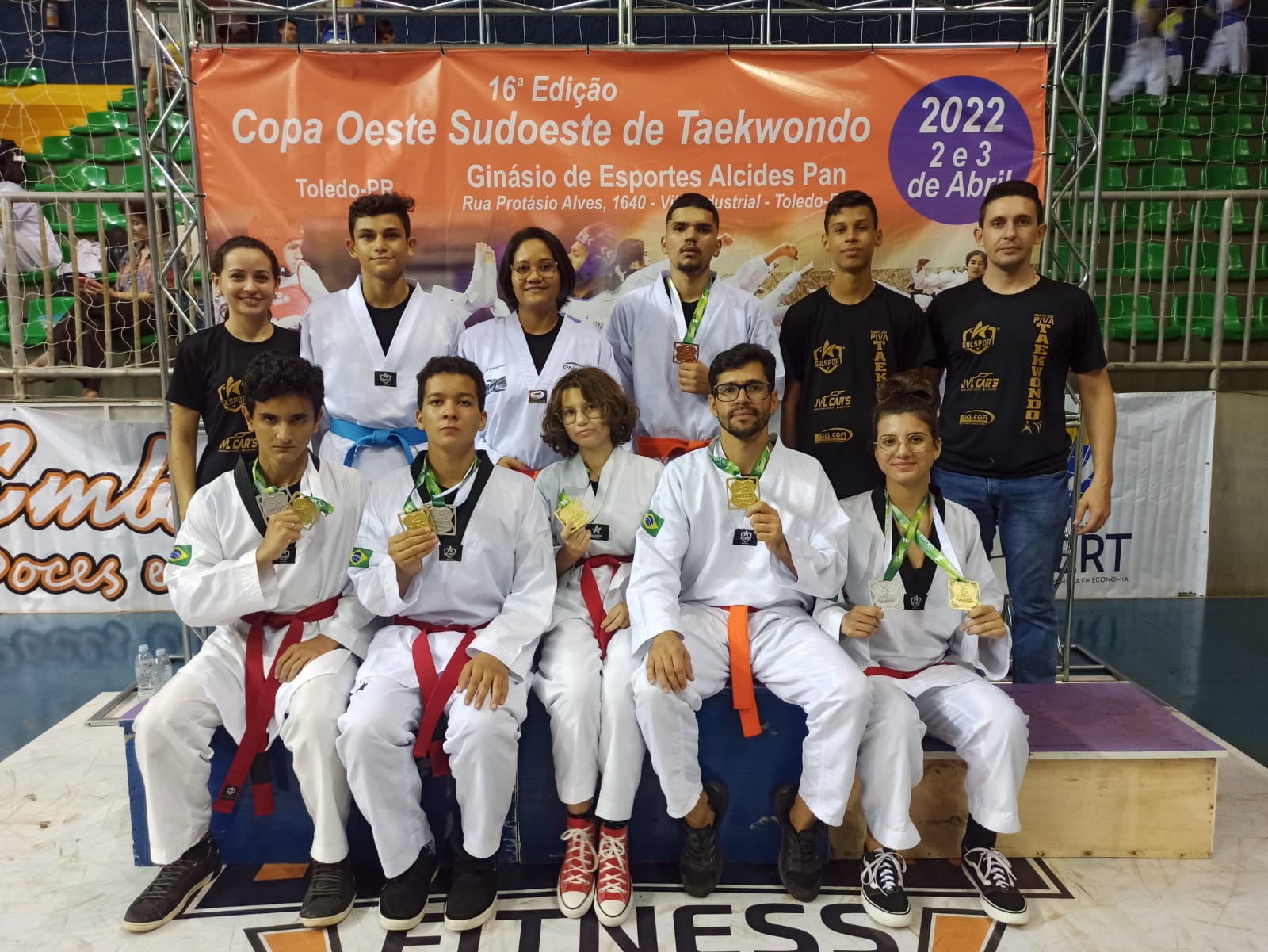 Foto da matéria Taekwondo de Umuarama conquista 10 medalhas na Copa Oeste/Sudoeste