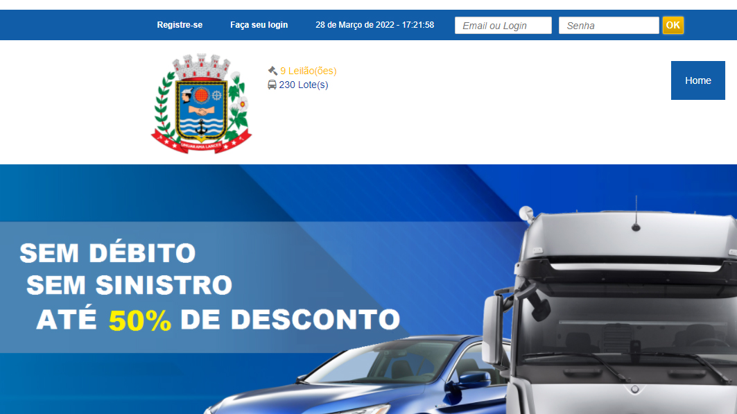 Foto da matéria Prefeitura registra ocorrência contra site