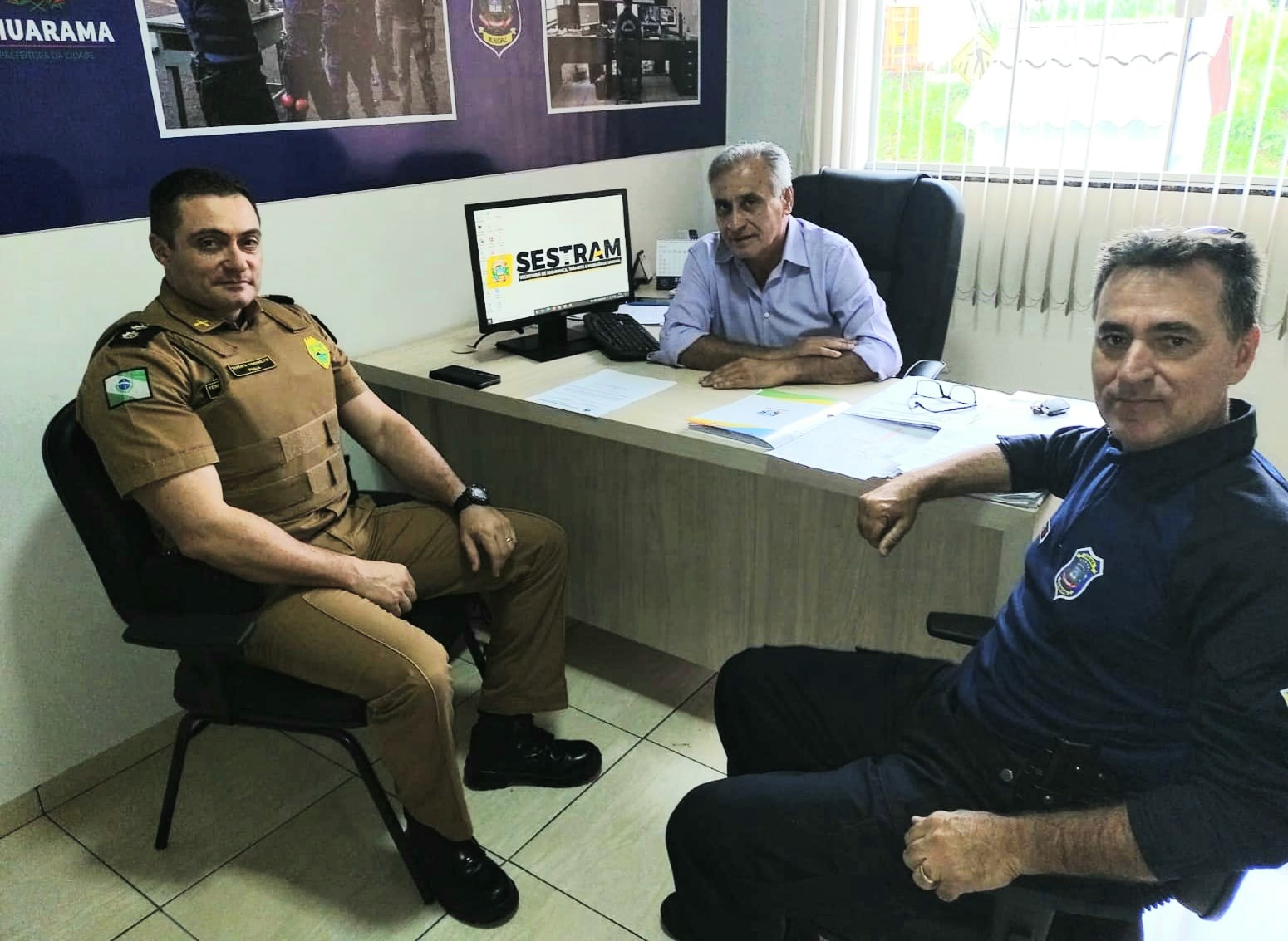Foto da matéria Guarda e Polícia Militar reforçam parceria para melhorar a segurança pública
