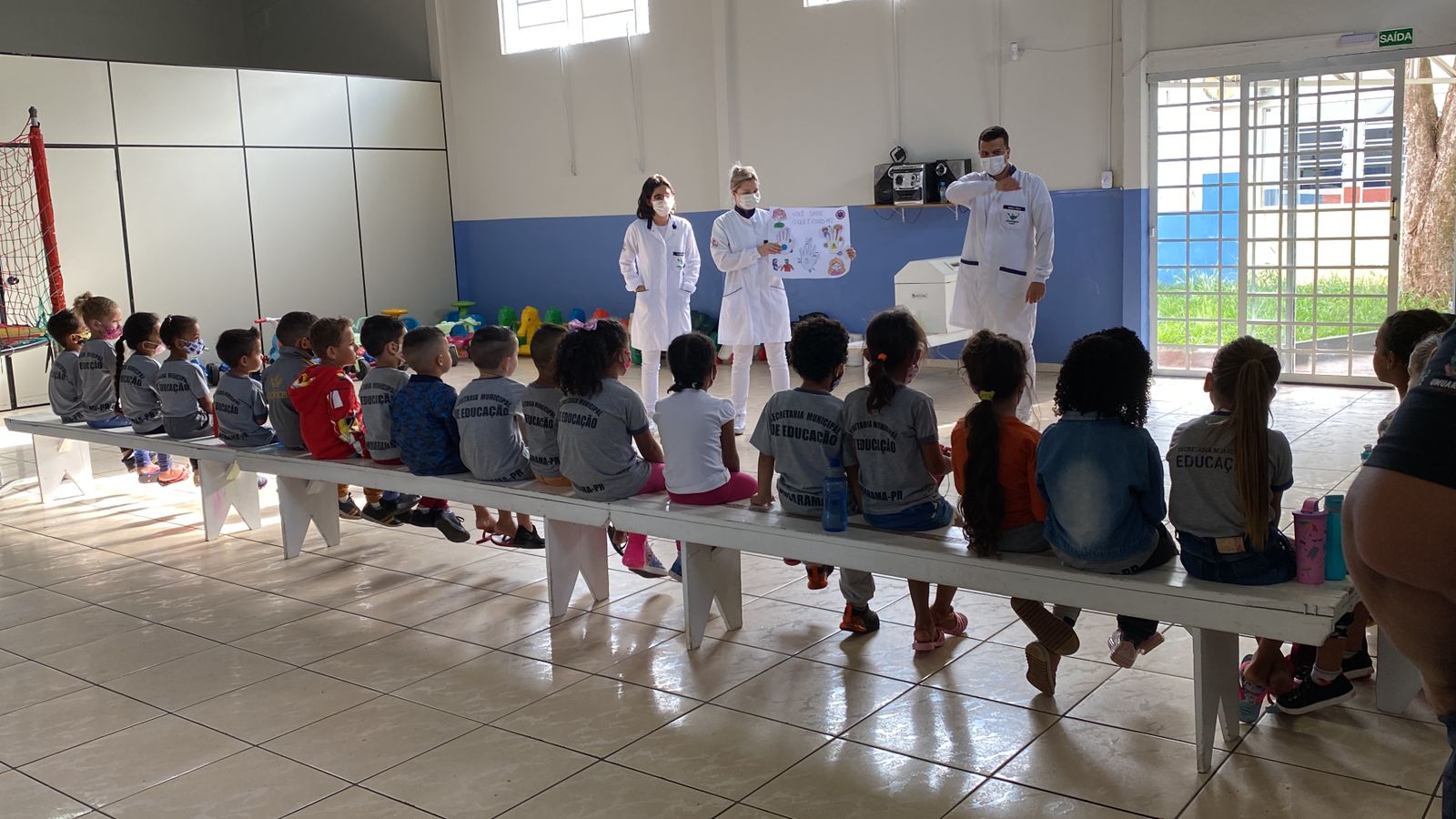 Foto da matéria Semana de Saúde na Escola leva informação a alunos da rede municipal