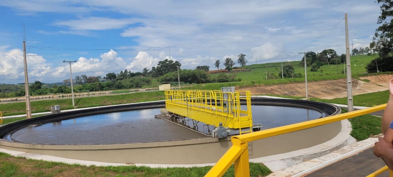 Foto da matéria Diretoria do Conselho de Saneamento visita a Estação de Tratamento de Esgoto Pinhalzinho